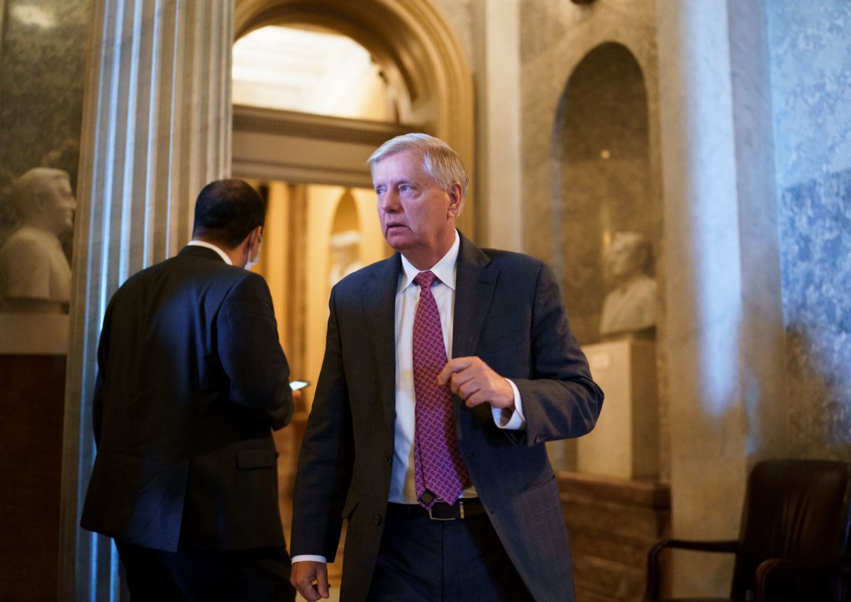 ▲美國資深聯邦參議員葛蘭姆（Lindsey Graham）訪問基輔時說，如果美國未在俄烏戰爭中向烏克蘭提供足夠支持，將向中國釋出可拿下台灣的訊號。資料照。（圖／美聯社／達志影像）