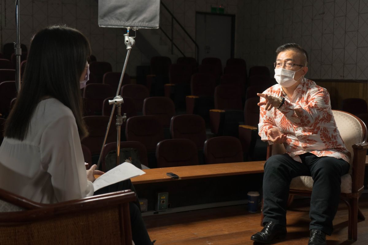 ▲資深電影人姚經玉大方分享國片行銷、監製經驗。（圖／新北市政府新聞局提供）