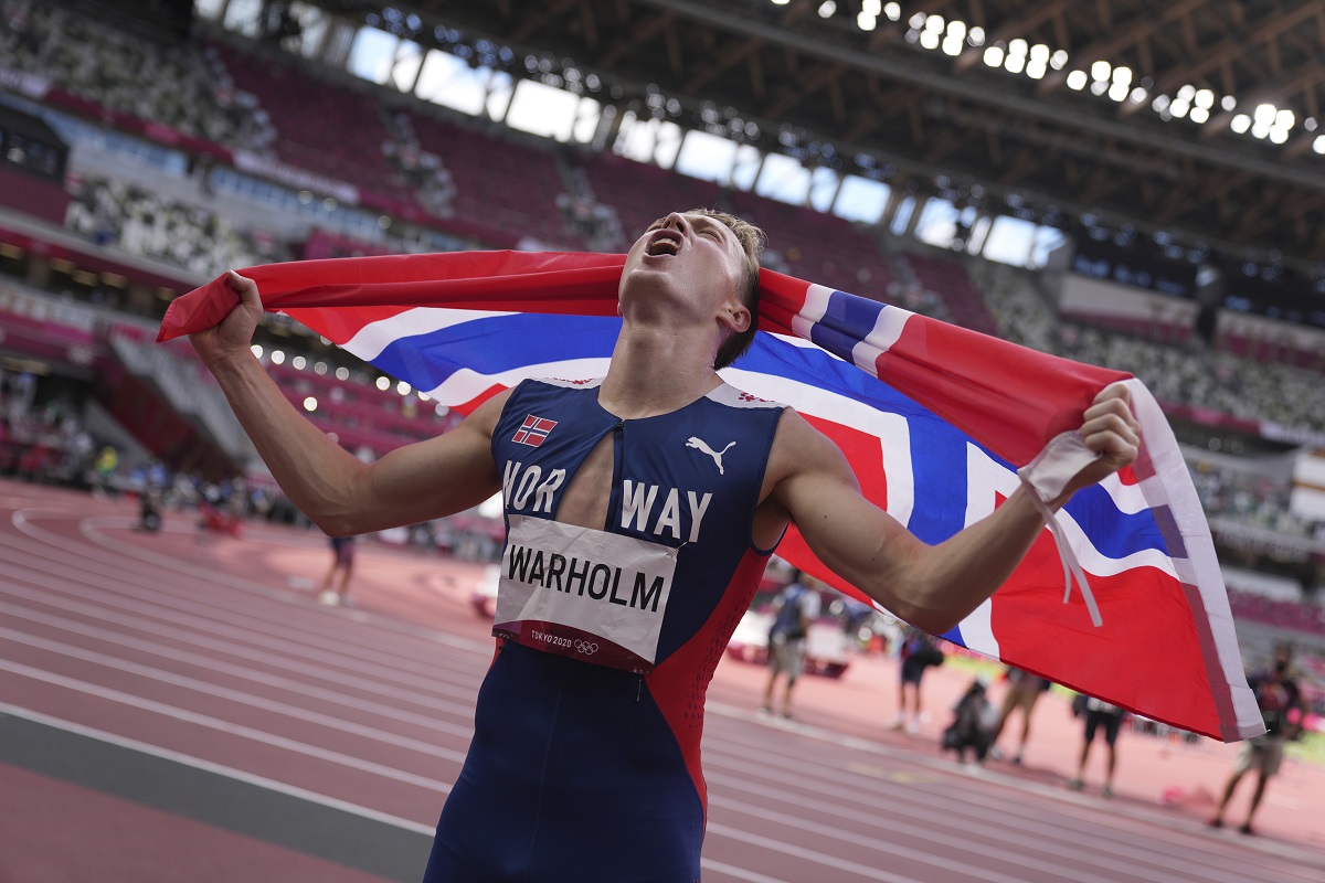 ▲挪威跨欄名將Karsten Warholm。（圖／美聯社／達志影像）
