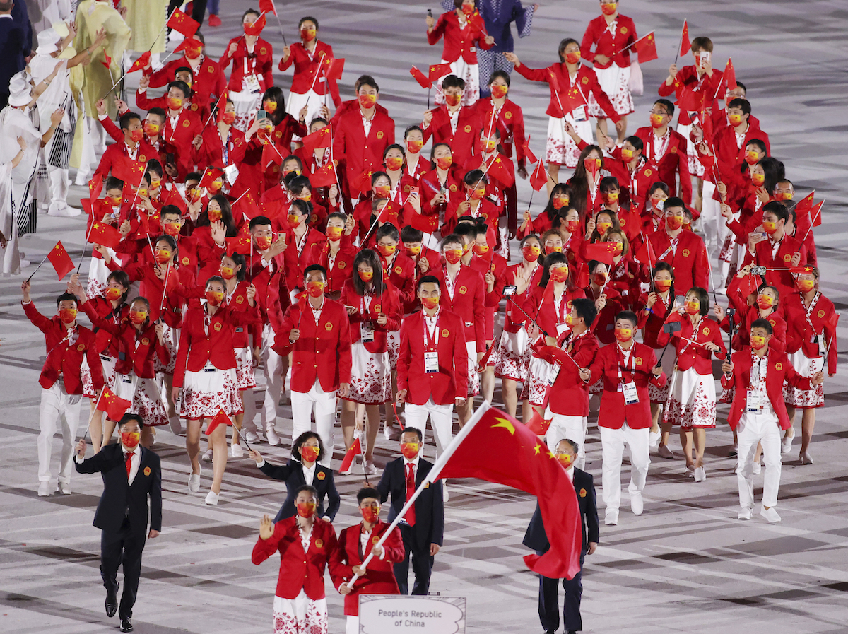▲有專家認為，東京奧運所激化的民族主義情緒比往年更為激烈，主因是「戰狼外交」引發各國的反中情緒。（圖／美聯社／達志影像）