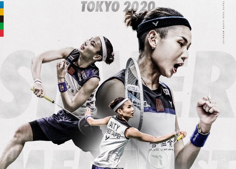 ▲戴資穎奪下東京奧運羽球女單銀牌，為台灣女單史上最佳，推出奪牌紀念T。（圖／VICTOR提供）