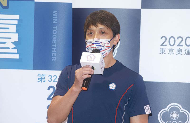 ▲體操教練林育信。(圖/葉政勳攝)