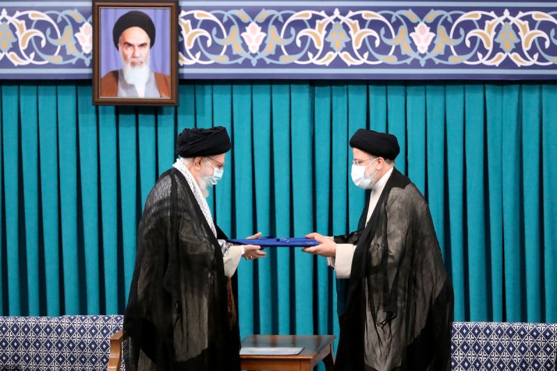 ▲伊朗極端保守派總統當選人萊希今天正式就職。（圖／美聯社／達志影像）