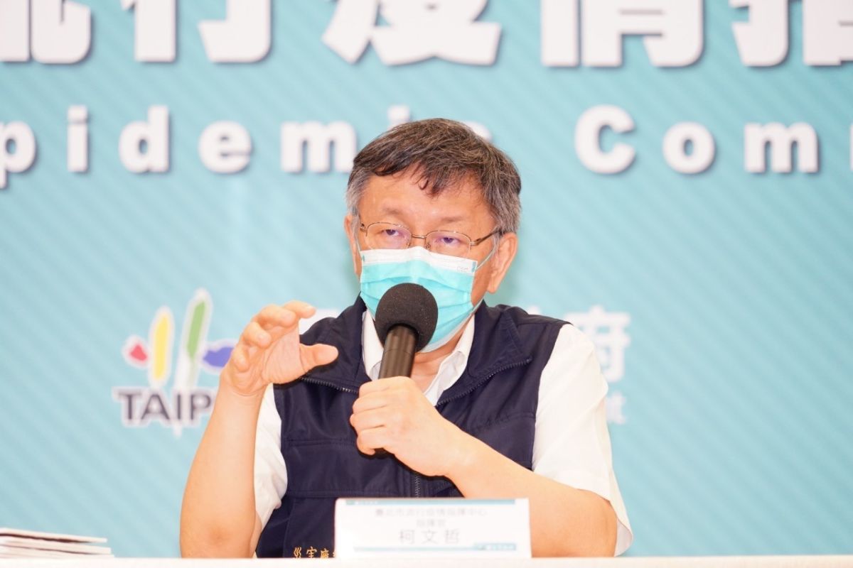 ▲針對民進黨政府疫苗政策，台北市長柯文哲批民進黨不顧人命，疫苗作為不能說服他。（圖／北市府提供）