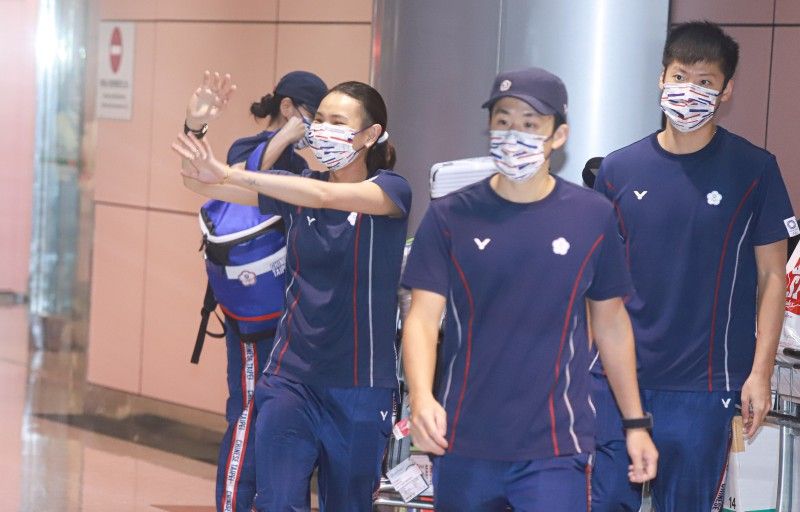 ▲東京奧運羽球銀牌戴資穎返國，受到熱烈歡迎。（圖／葉政勳攝）