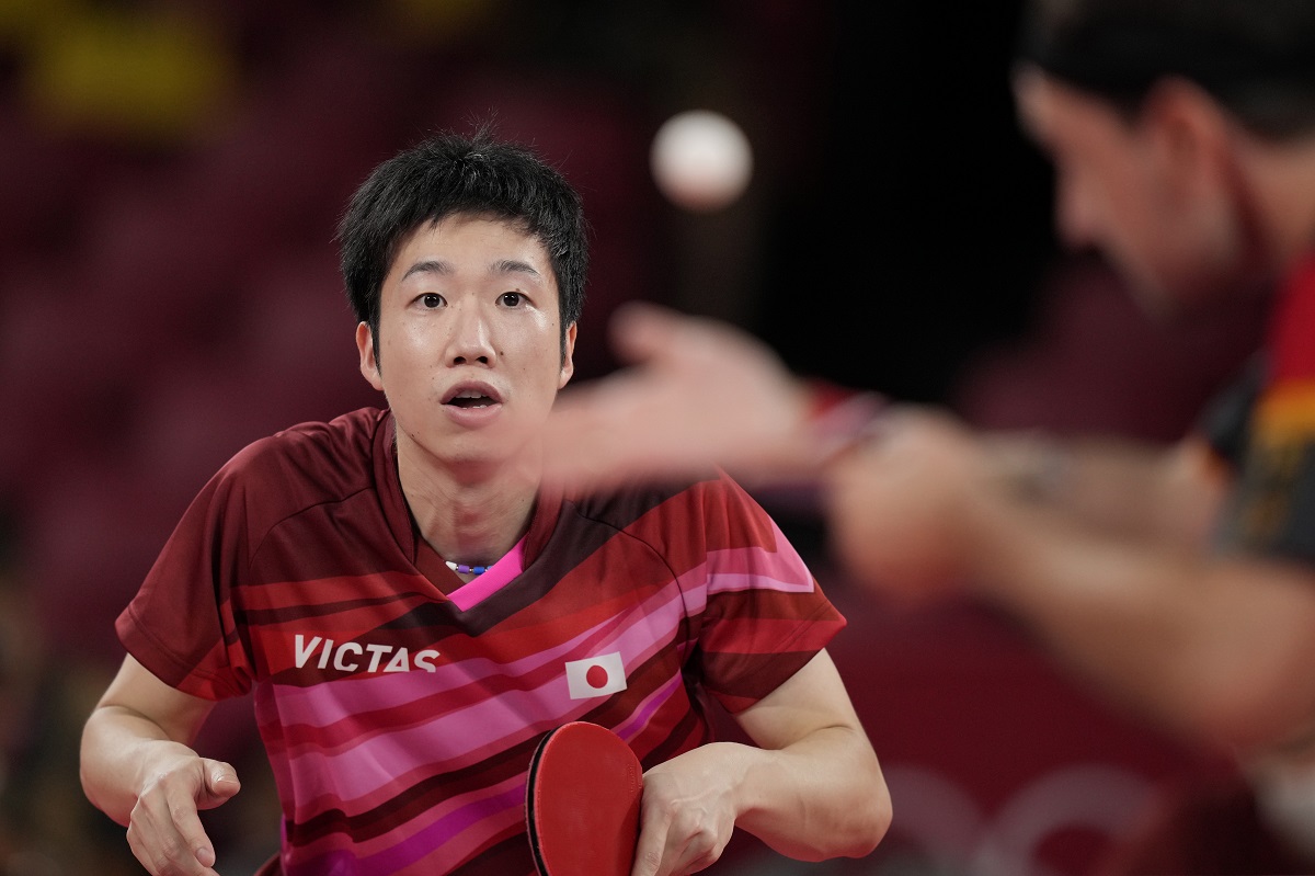 ▲日本桌球一哥水谷隼。（圖／美聯社／達志影像）
