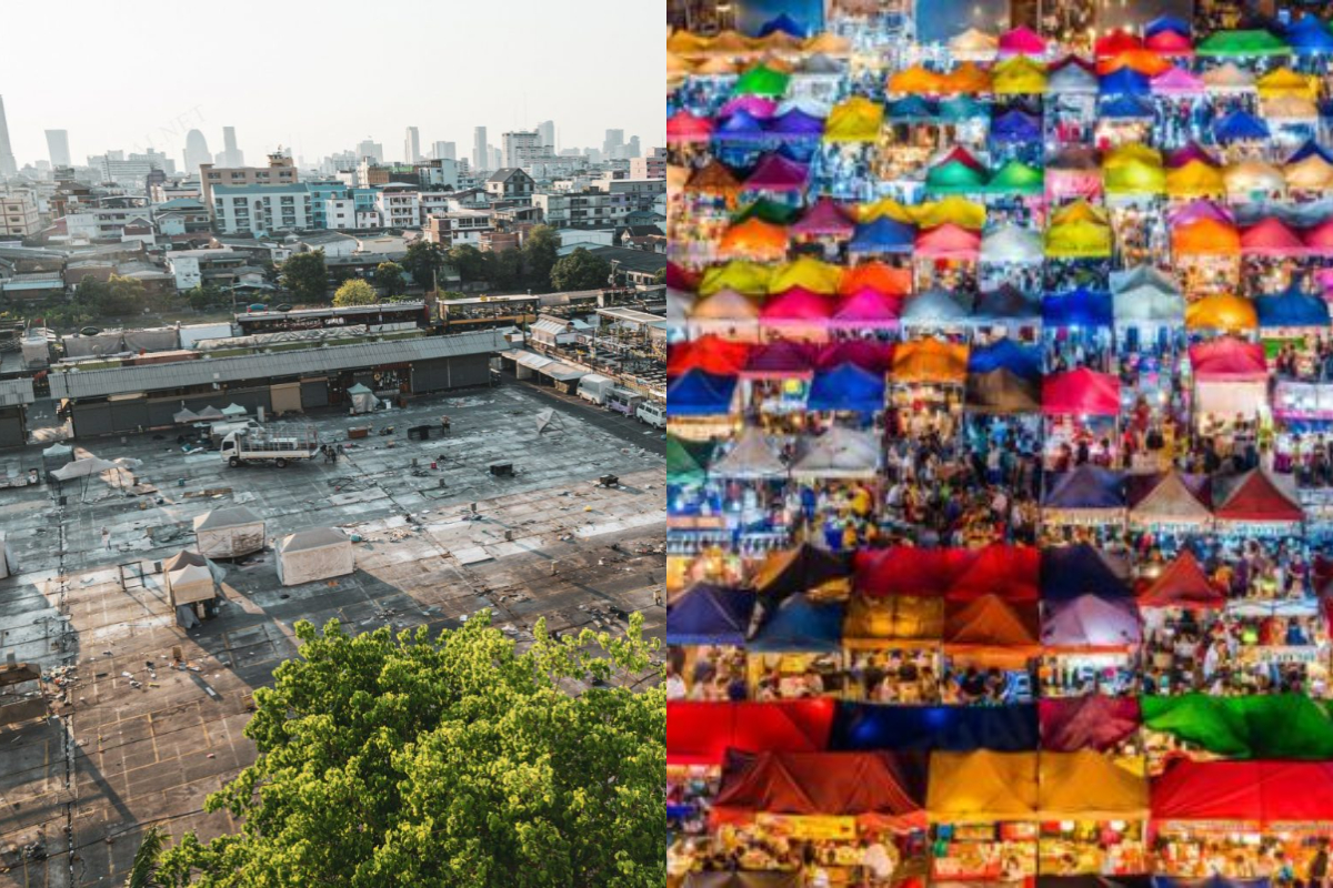 ▲拉差達火車夜市以彩色帳篷、文青風格和熱門美食聞名，傳出永久關閉的消息讓泰國民間相當驚愕。（圖／VISION THAI　看見泰國）