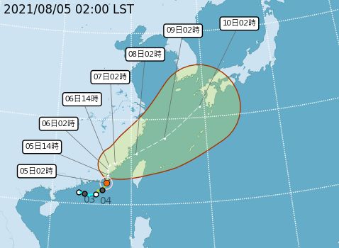 「盧碧」暴風圈靠近　3縣市大雨特報！中南部防致災雨
