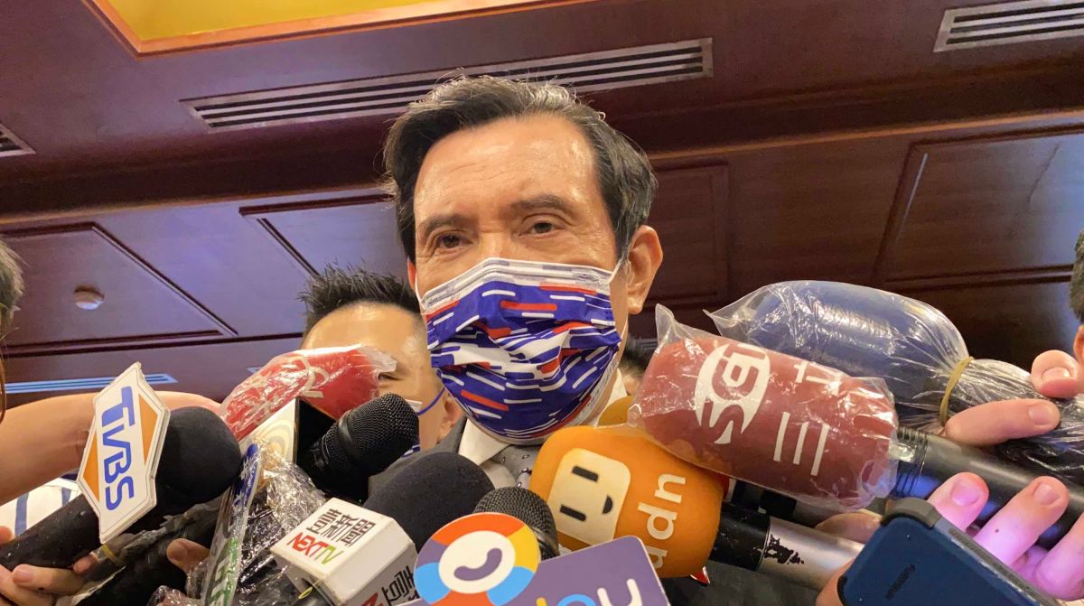 ▲前總統馬英九回應五倍券回歸消費券。（圖／記者羅婉庭攝）