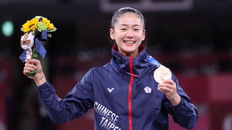 ▲台灣空手道選手文姿云在本屆東京奧運奪下銅牌。（圖／體育署提供）
