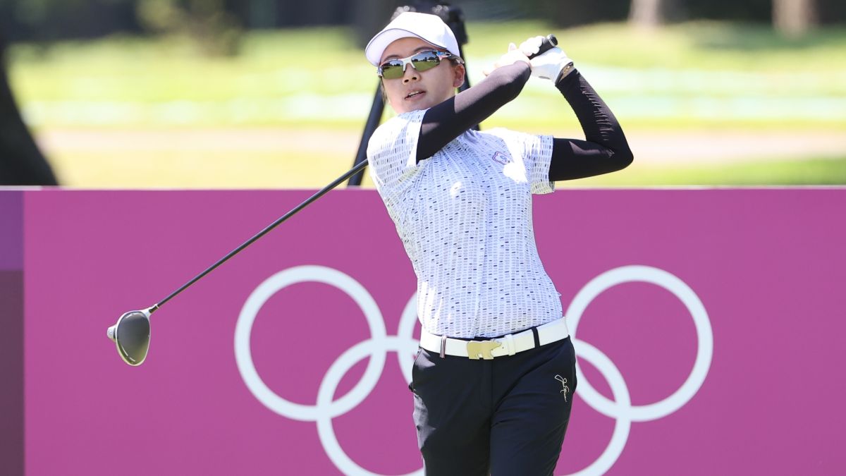 ▲台灣高球好手徐薇淩繼東京奧運後，生涯第二度征戰奧運，首回合繳出74桿暫時並列第30名。（圖／體育署提供）