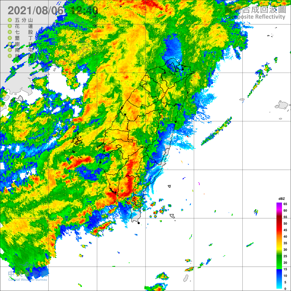 ▲中央氣象局中午針對全台13縣市發布豪雨或大雨特報。（圖／中央氣象局提供）