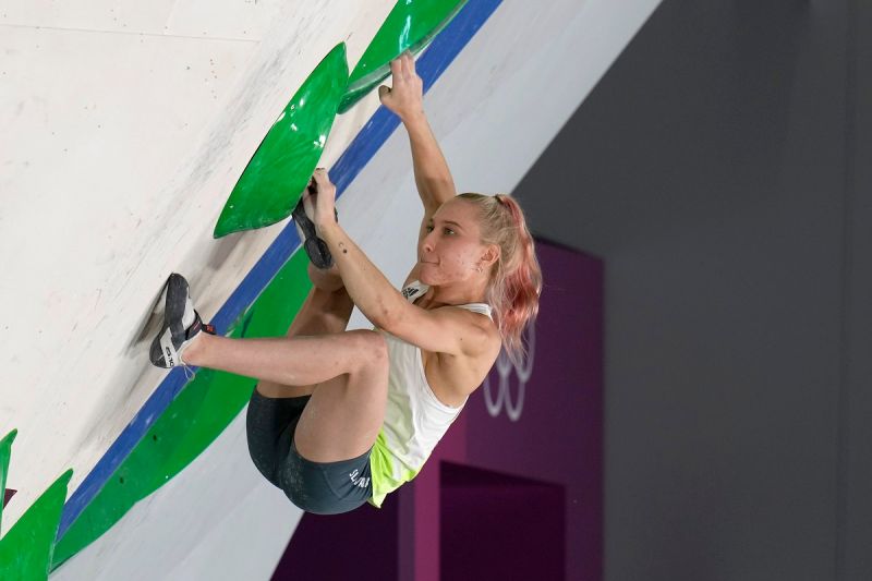 ▲Janja Garnbret獲得東京奧運女子運動攀登全能賽金牌。（圖／美聯社／達志影像）