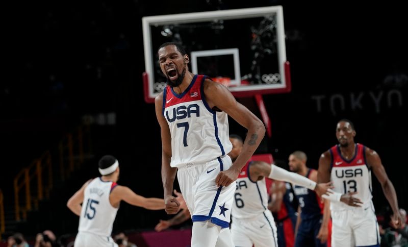 奧運/完成4連霸!KD轟29分 美國男籃擊敗法國奪金