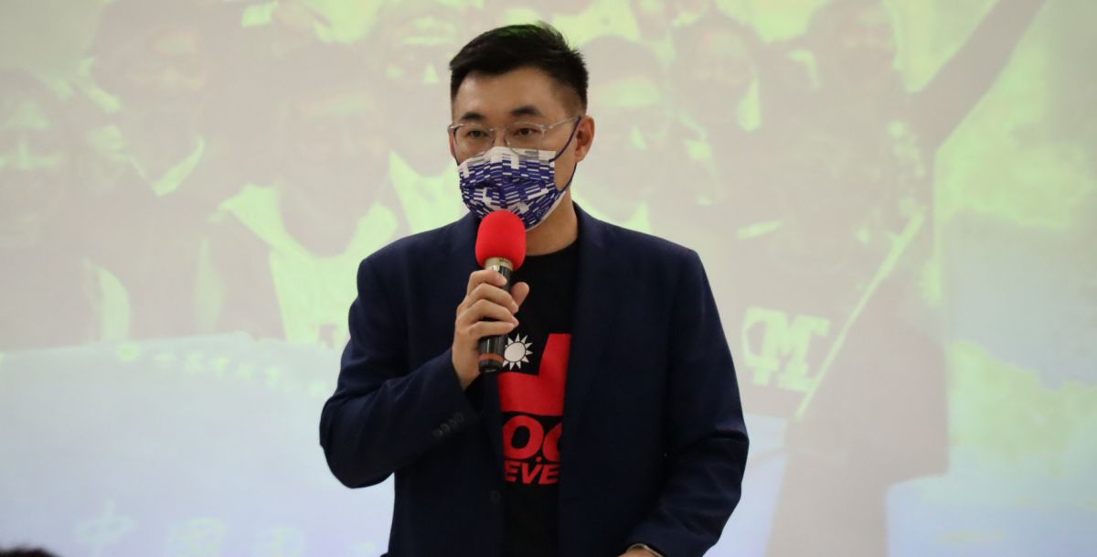 ▲國民黨主席江啟臣批民進黨高層總喜歡走夜路吹口哨，不是做賊心虛，就是心理有鬼。（圖／資料照片）