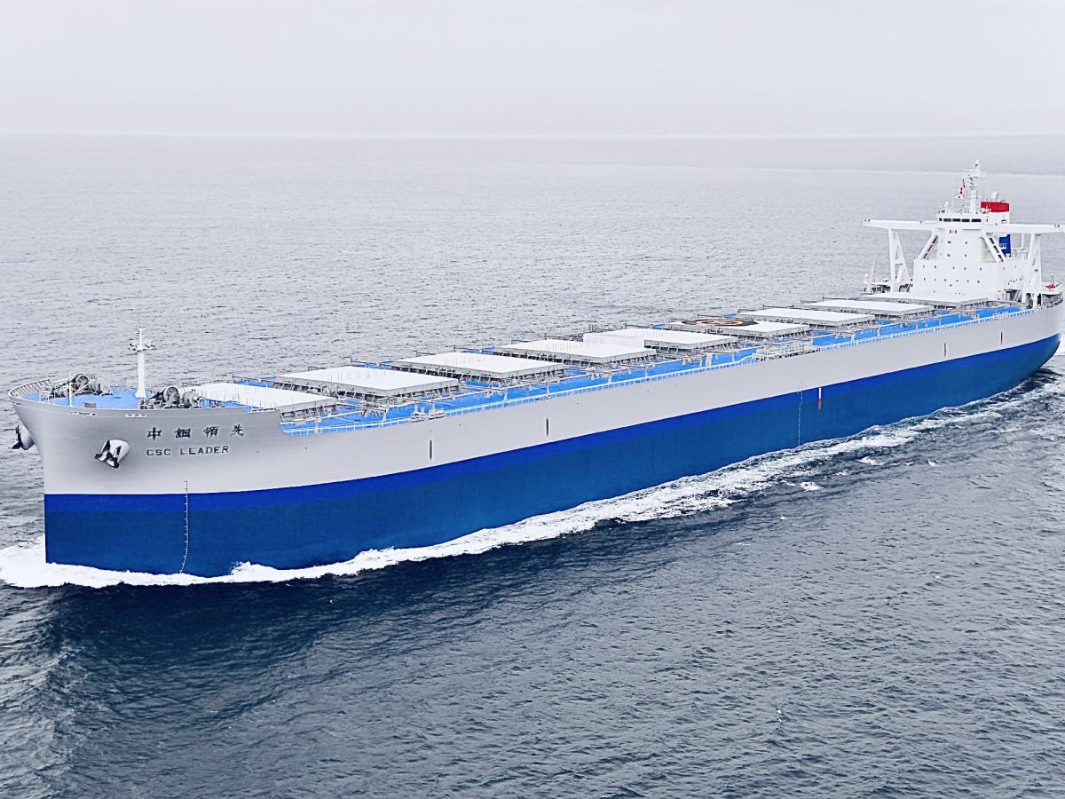 ▲中鋼公司研發高機能、高強度鋼材應用於船舶、橋樑等，具減碳效益。(圖／中鋼公司提供)