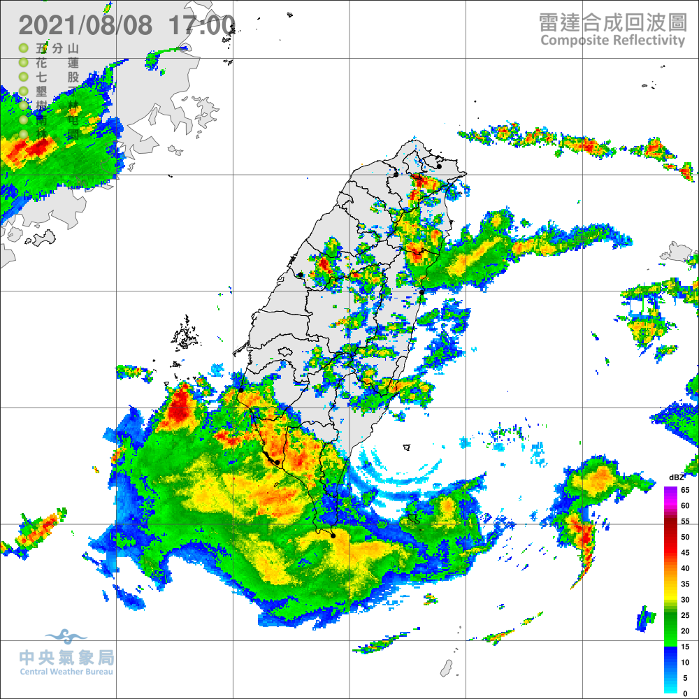▲中央氣象局針對高雄市、屏東縣發布豪雨特報。（圖／中央氣象局提供）