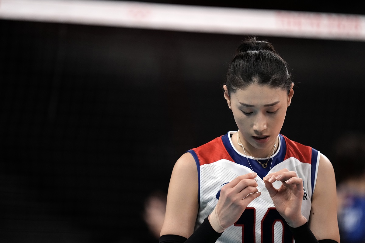 ▲韓國女排名將金軟景。（圖／美聯社／達志影像）