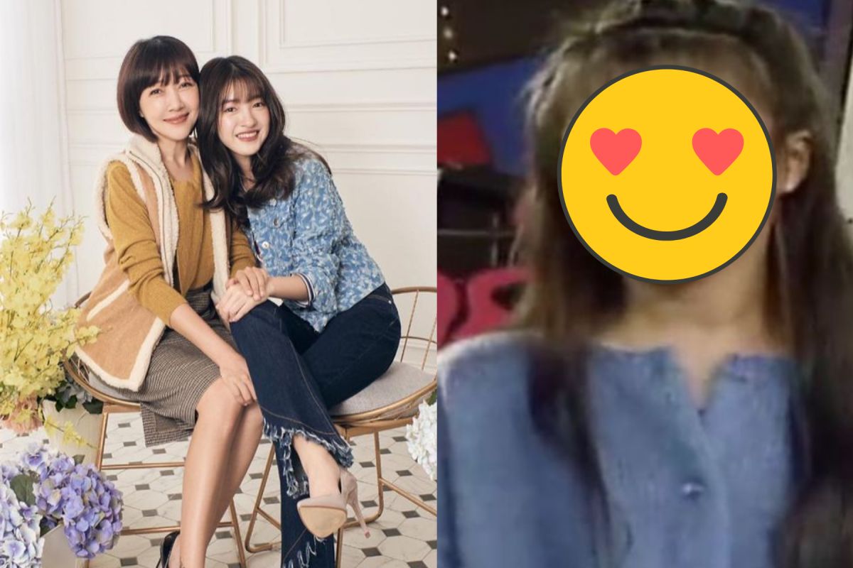 ▲余皓然（右圖、左圖左）27年前長這樣，網友對比她18歲愛女（左圖右），大讚基因太強。（圖／余皓然IG）