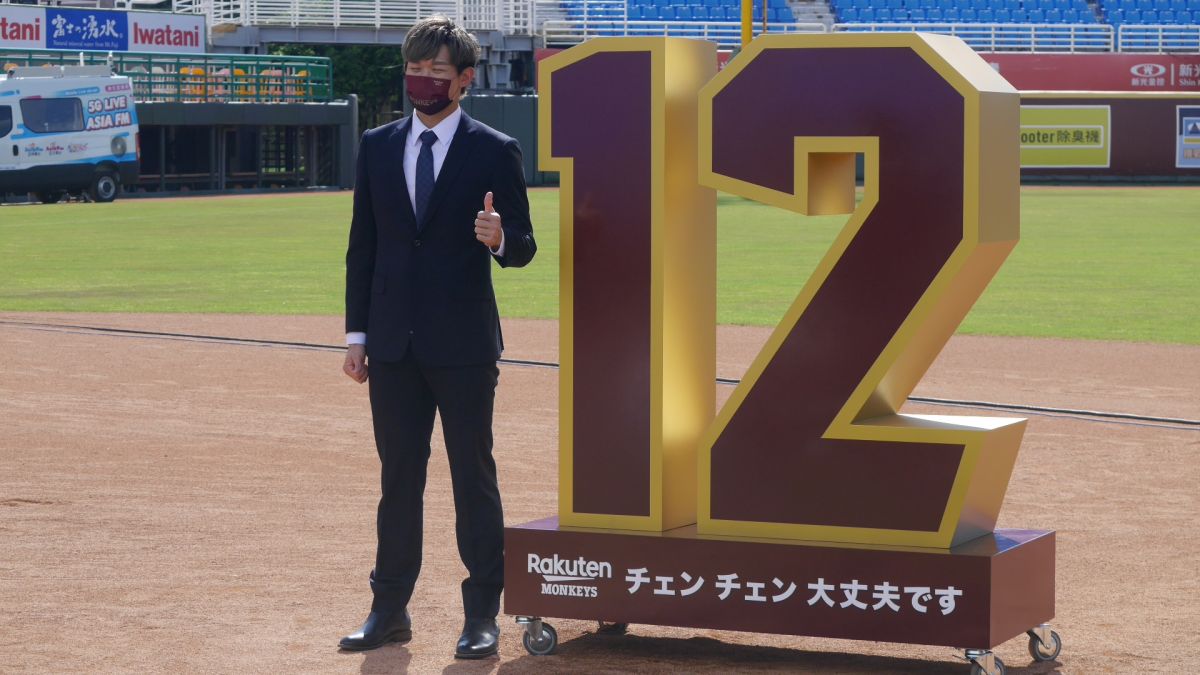▲陳冠宇加盟樂天。（圖／吳政紘攝）