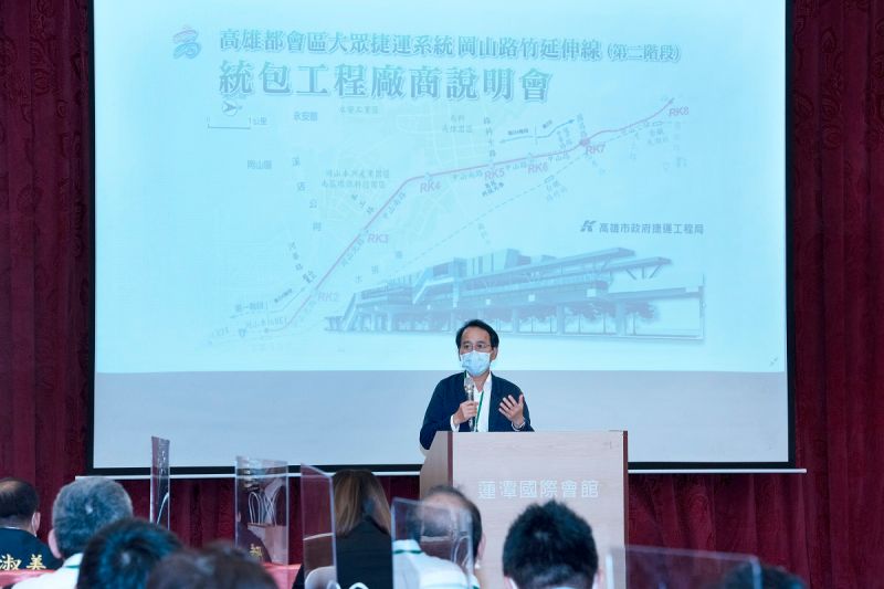 ▲副市長林欽榮表示，將打造岡山路竹延伸線成為南台灣高科技廊帶。（圖／高市府捷運局提供）