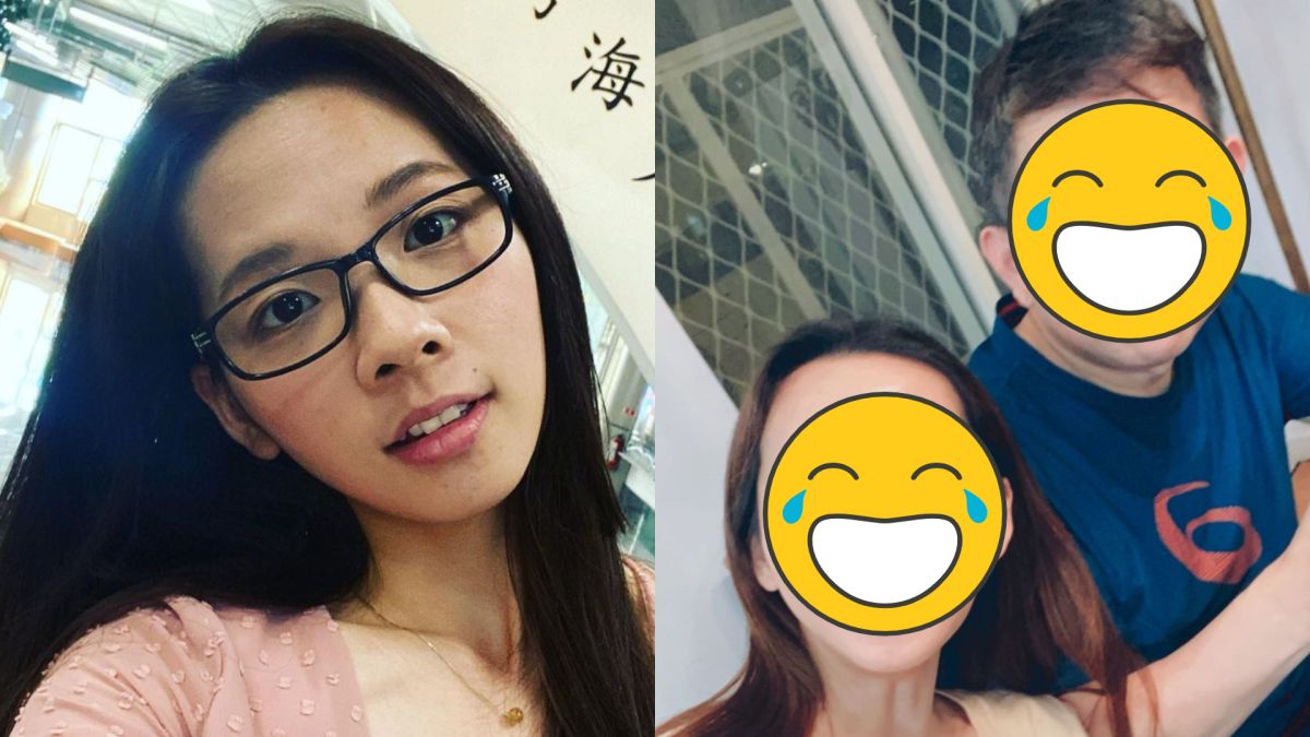 ▲滴妹（左圖）分享和爸爸合照，父女倆被說眼睛很像。（圖／滴妹IG）