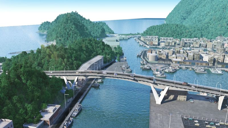 ▲公路總局表示，南方澳大橋重建工程預計將於明年10月如期完成。（圖／翻攝自南方澳跨港大橋重建工程網頁）