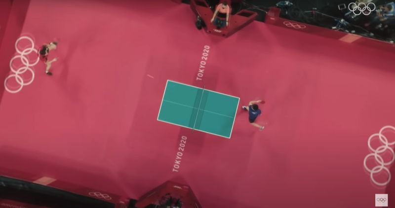 ▲桌球選手林昀儒現身在奧運閉幕影片當中，也是台灣唯一被剪入的選手。（圖／翻攝自YouTube