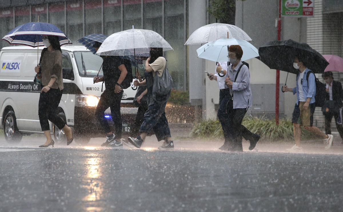 ▲中央氣象局今晨針對對基隆市、台北市、新北市發布大雨特報。（圖／美聯社／達志影像）