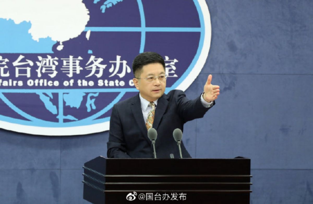 ▲中國國台辦發言人馬曉光，13日再度就台美海巡合作發言。（圖／美聯社／達志影像）