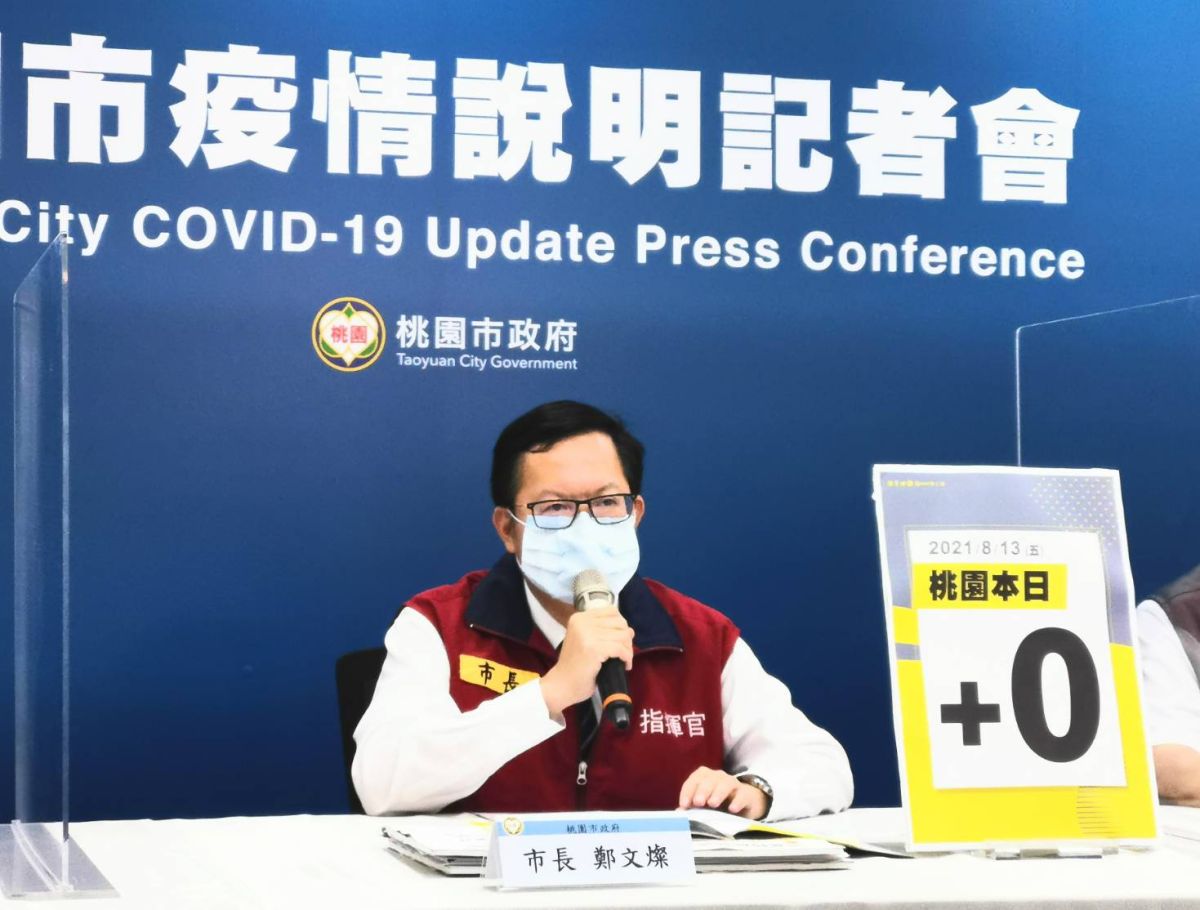 ▲鄭文燦回應羅智強的指控表示，「紙上的口水沒辦法取代扎實的防疫，想在疫情當中趁機打劫，其實這是很low的行為」。（圖／桃園市政府提供）