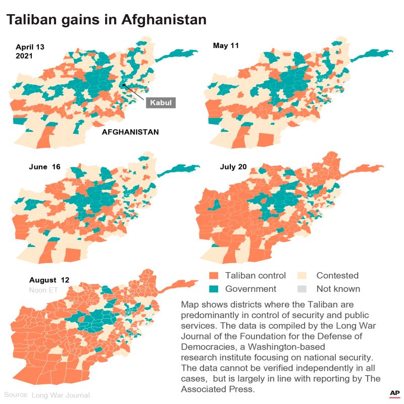 塔利班逼近　美駐阿富汗使館要員工銷毀敏感資料
