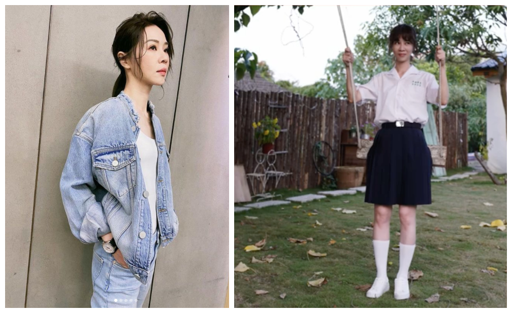 ▲《俗女養成記2》首播開紅盤，平均收視破3.59，劇組兌現承諾，公開謝盈萱穿著制服的正面照。（圖／翻攝謝盈萱IG、俗女養成記臉書）