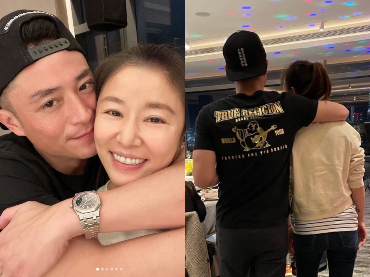▲霍建華（左圖左）、林心如（左圖右）七夕約會。（圖／翻攝林心如IG）
