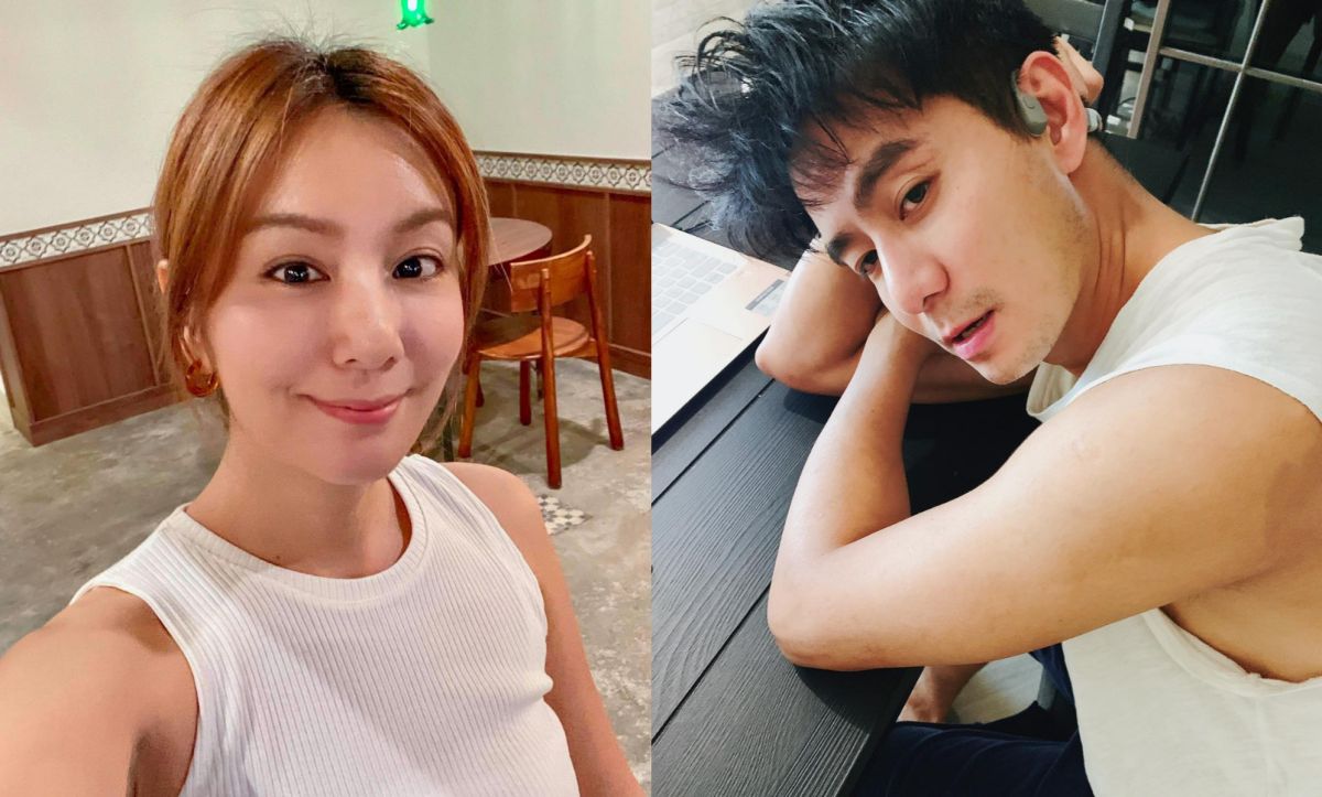 ▲莎莎（左）婆媳問題纏身，郭彥均（右）跑步甩肉。（圖／莎莎、郭彥均臉書）