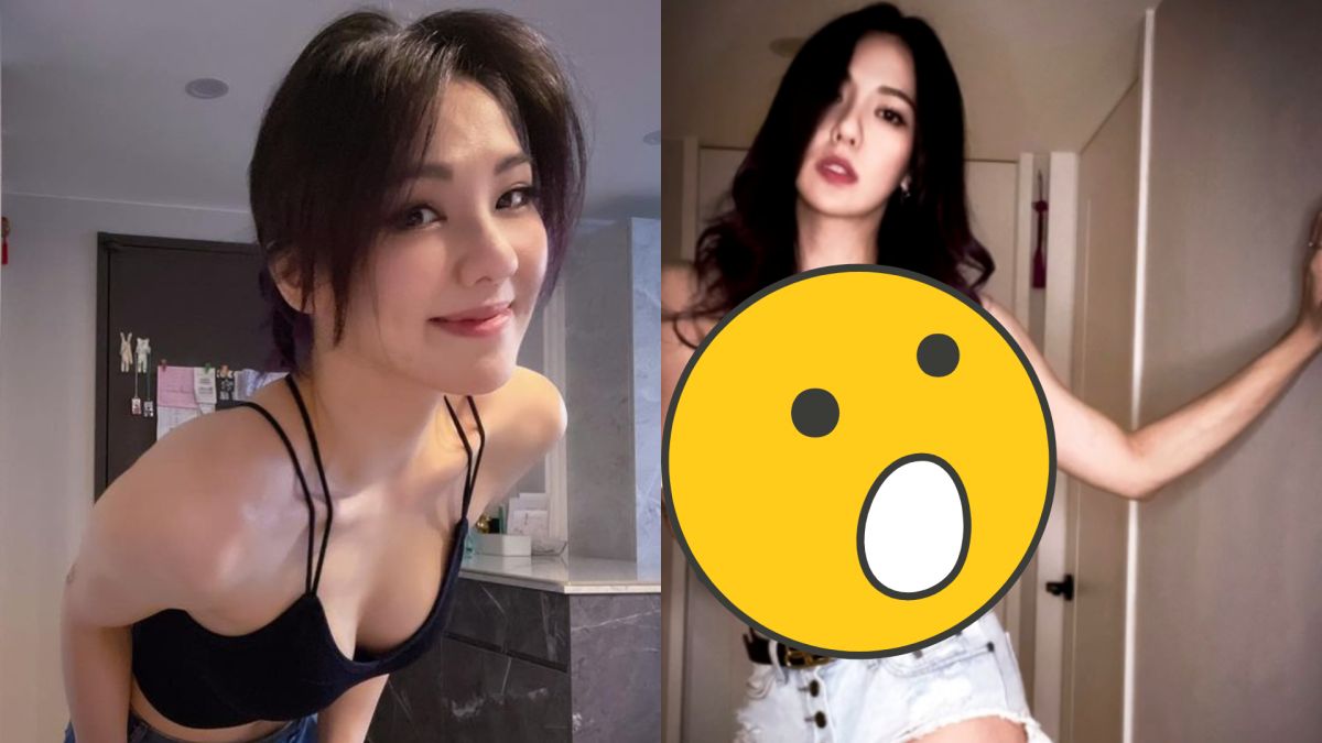 ▲劉雨柔貼出上空照，魔鬼曲線畢露。（圖／劉雨柔IG）