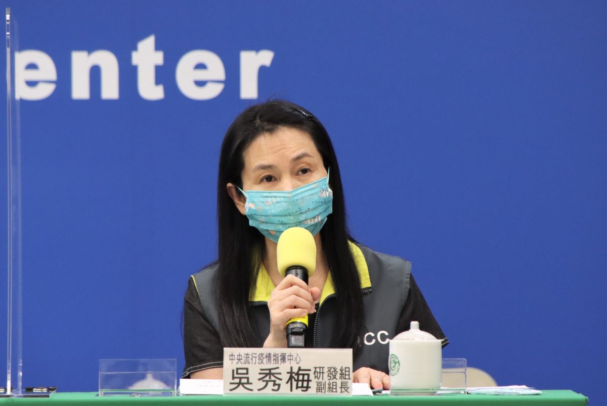 ▲中央流行疫情指揮中心研發組副組長、衛福部食藥署長吳秀梅。（圖／指揮中心提供）
