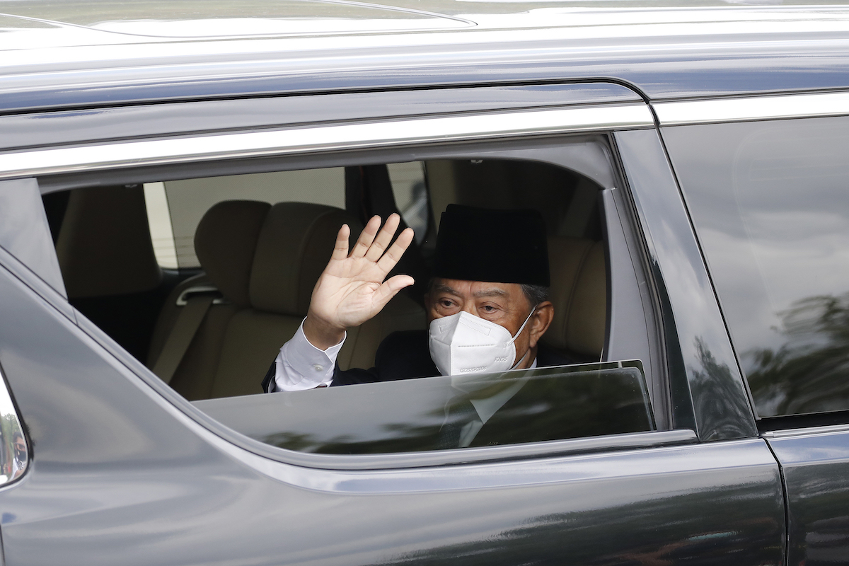 ▲馬來西亞前首相慕尤丁（Muhyiddin Yassin）遭到逮捕，被指控涉及貪瀆。資料照。（圖／美聯社／達志影像）