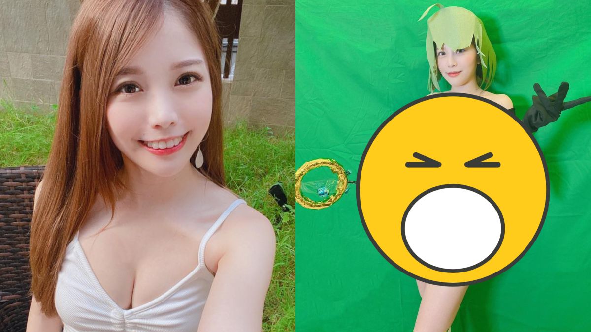 ▲瑀熙示範低成本Cosplay，成果被說好犧牲。（圖／瑀熙Yuci臉書）