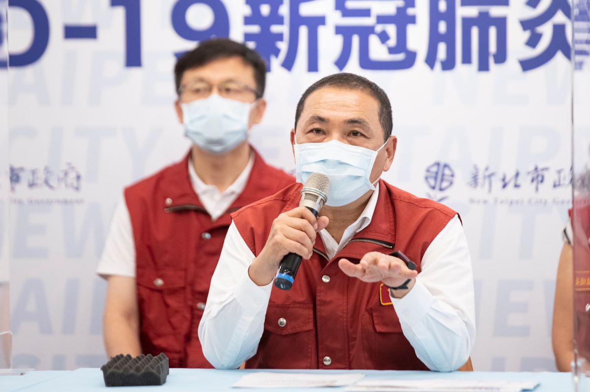 ▲新北市長侯友宜認為，國產疫苗一定要跟國際接軌，並同步取得國際的認證。（圖／新北市政府提供）