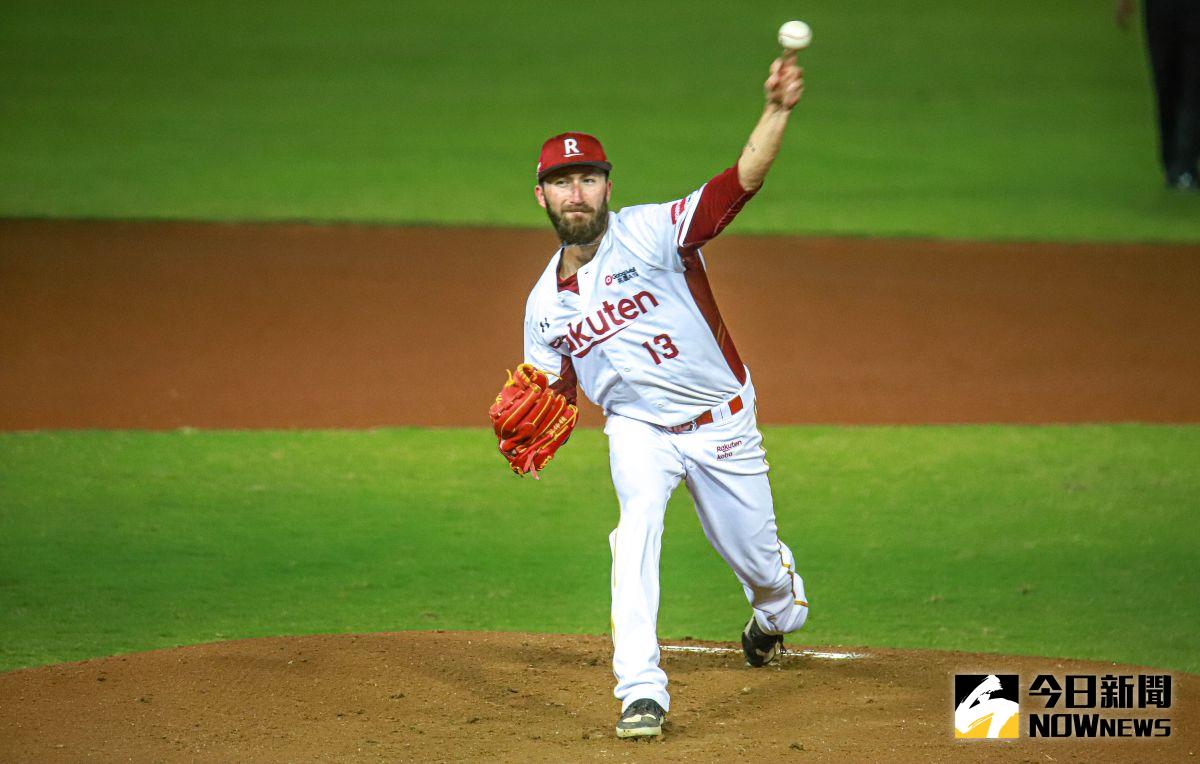 ▲樂天桃猿先發投手歐飛登。（圖／記者葉政勳攝 ）