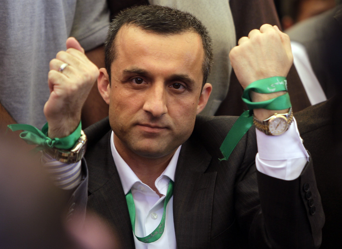 ▲在塔利班攻陷喀布爾後，阿富汗副總統沙雷仍留在境內奮戰。資料照。（圖／美聯社／達志影像）