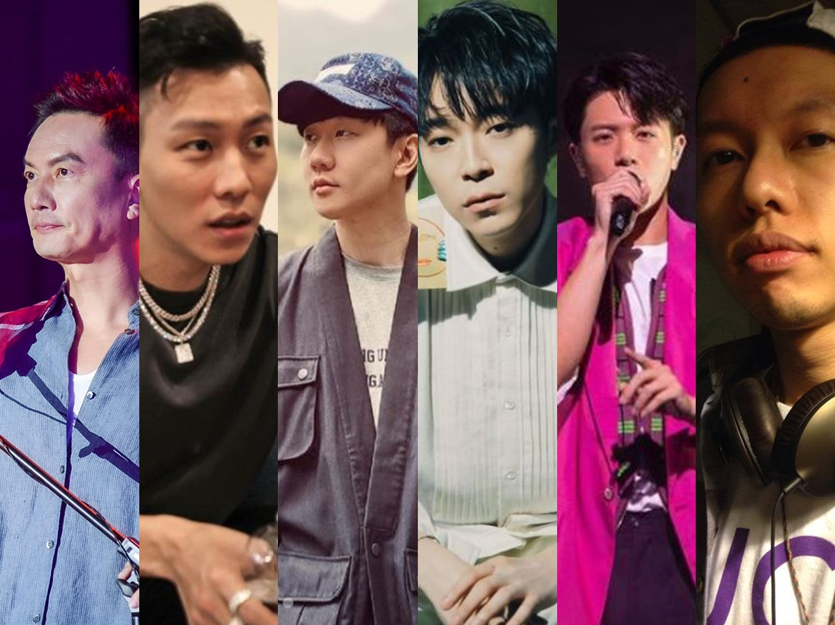 ▲李泉（左起）、瘦子、林俊傑、吳青峰、韋禮安、蛋堡角逐金曲獎最佳華語男歌手。（圖／翻攝李泉微博、瘦子、林俊傑、吳青峰、韋禮安IG、蛋堡臉書）