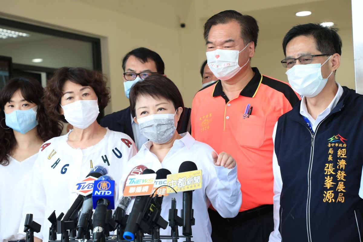 ▲市長盧秀燕呼籲中央振興券至少有3000元規劃為百元券面額(圖／市政府提供2021.8.19)