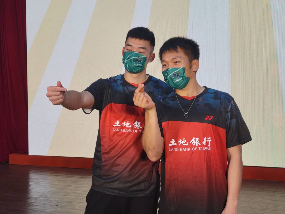 ▲我國黃金男雙李洋/王齊麟。（圖／美聯社／達志影像）