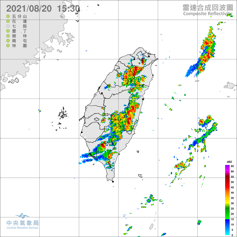▲中央氣象局針對北北基等16縣市發布大雨特報。（圖／中央氣象局提供）