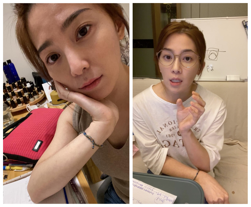 ▲許藍方神隱9天首度露臉，開直播時哽咽道歉。（圖／翻攝許藍方博士 Dr. Gracie臉書）