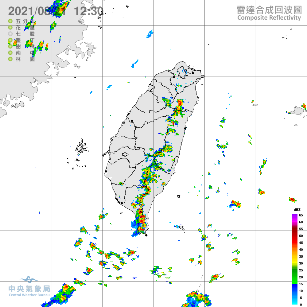 ▲中央氣象局發布包括屏花東在內14縣市的大雨特報。（圖／中央氣象局提供）