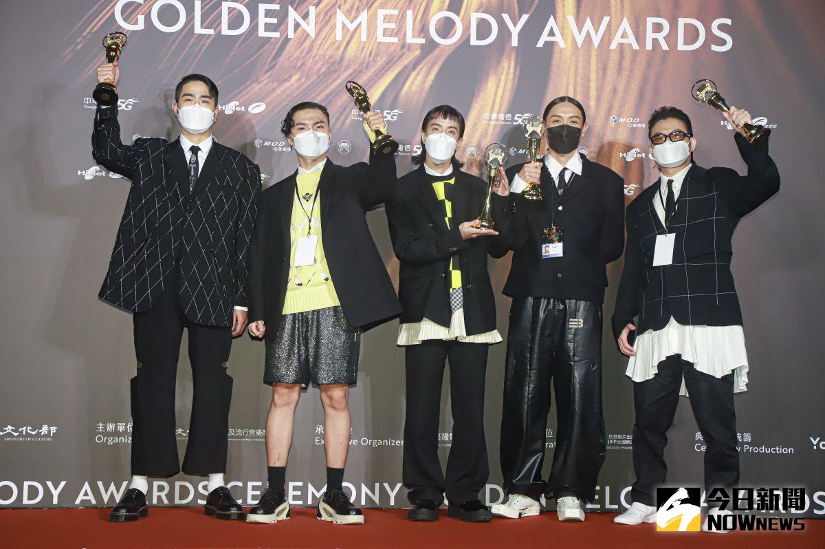 ▲本屆的「最佳樂團獎」由落日飛車拿下。（圖／NOWnews影像中心）