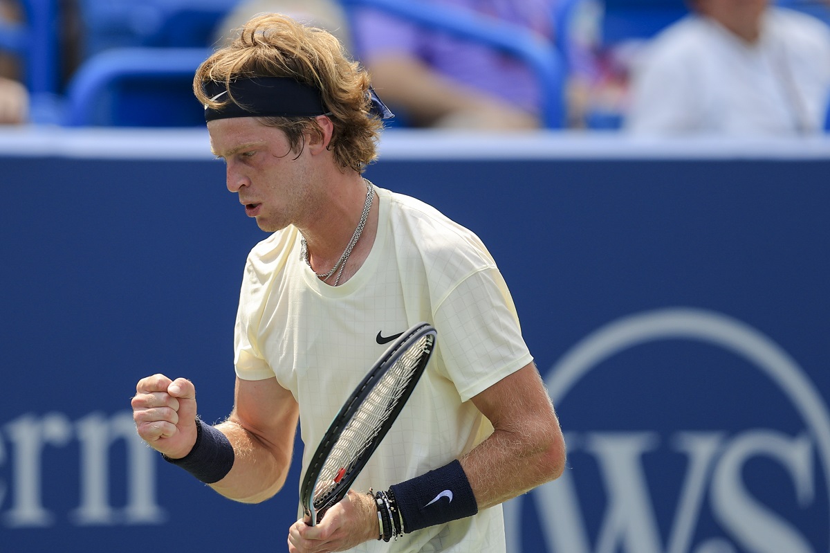 ▲俄羅斯網球好手Andrey Rublev。（圖／美聯社／達志影像）